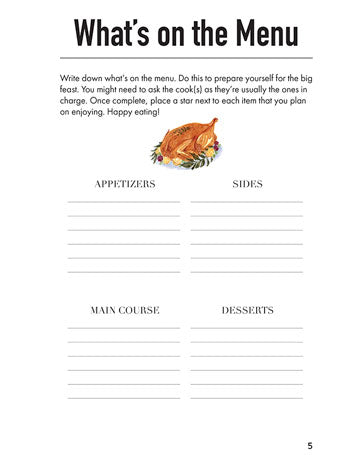 Thanksgiving Activity Booklet